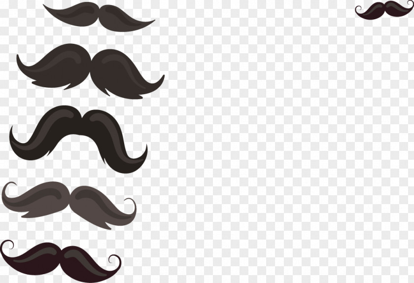 Vector Variety Of Beard Movember Moustache PNG