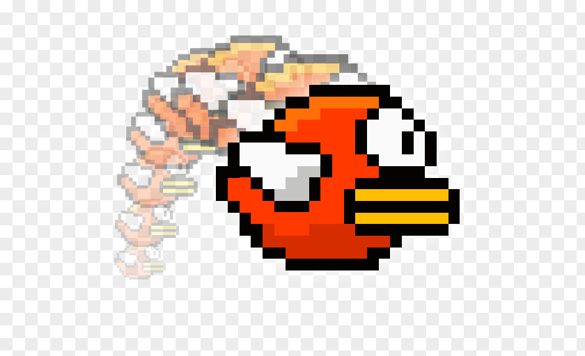 Bird Flappy Blue Red Color PNG