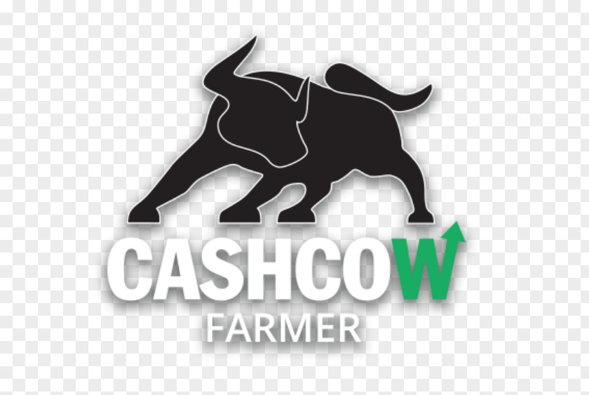 Cash Cow Dog Logo Cattle Brand Font PNG