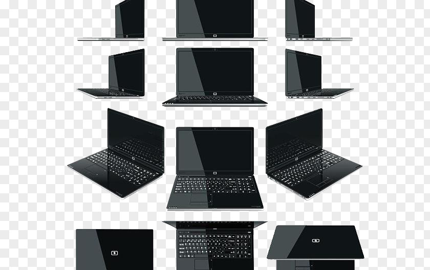 Computer Style Each Angular Direction Laptop Stock Photography PNG