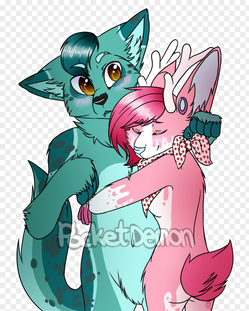 Couple Snuggle Furry Fandom Legendary Creature Clip Art PNG