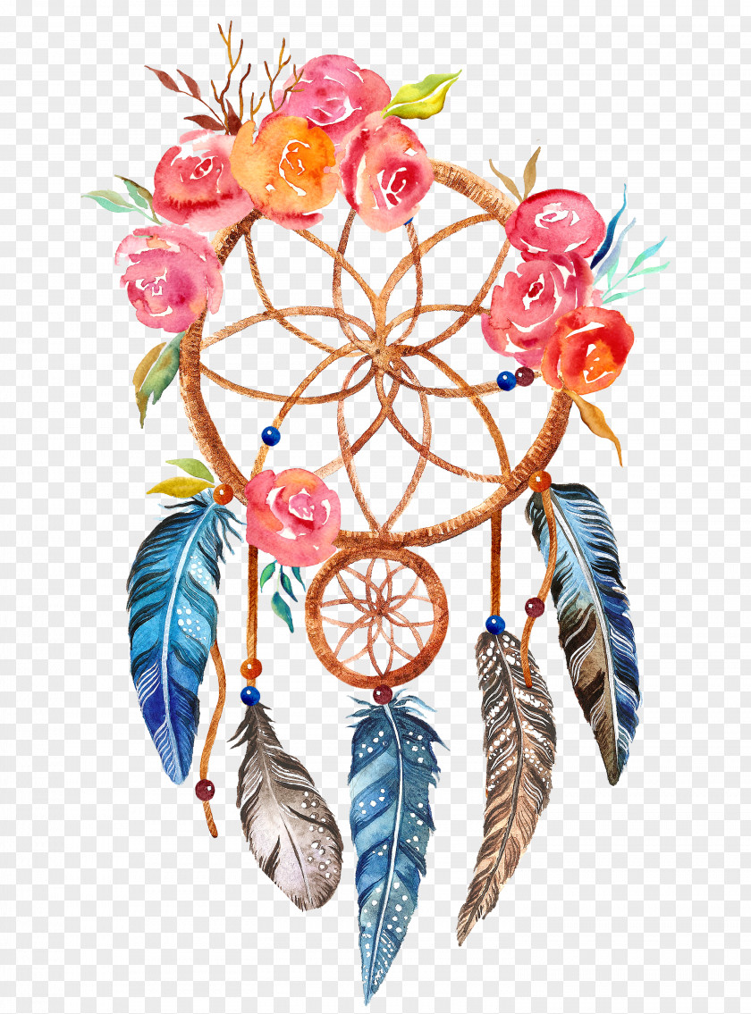 Dreamcatcher Printing Boho-chic Printmaking Canvas Print PNG