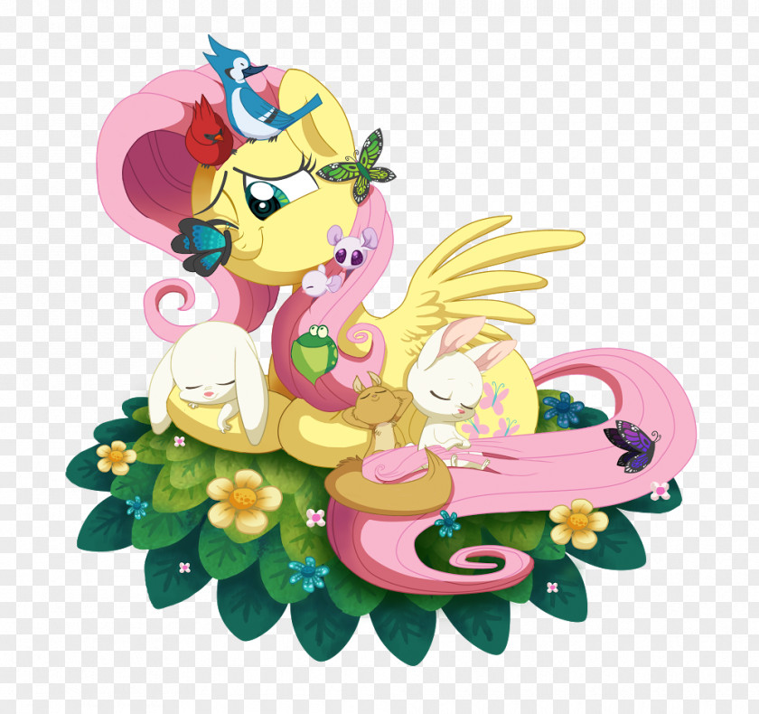 Fluttering Butterflies My Little Pony Fluttershy Princess Luna Equestria PNG