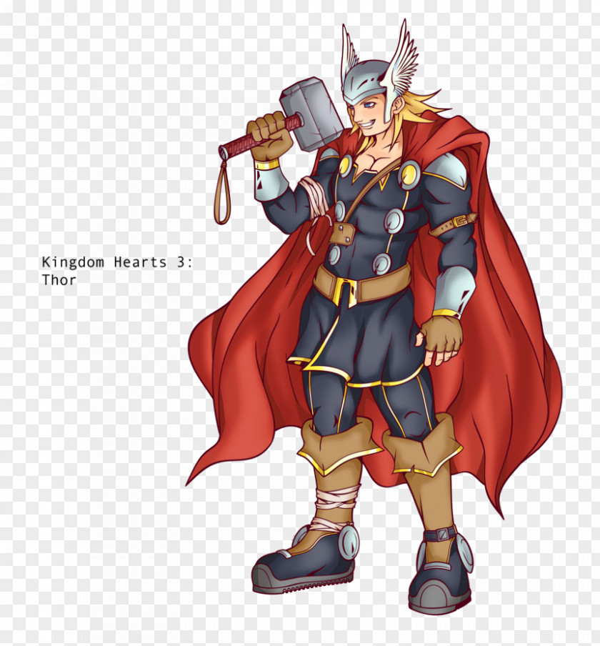 Kingdom Hearts Thor Heimdall Loki Marvel Comics Superhero PNG