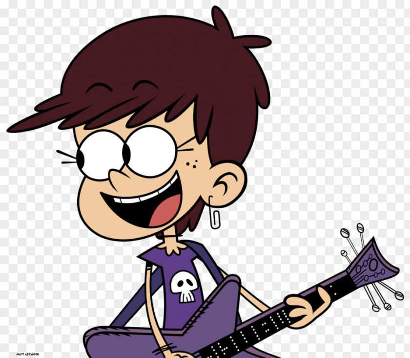 Luna Loud Fan Art Guitar Animated Film Nickelodeon PNG