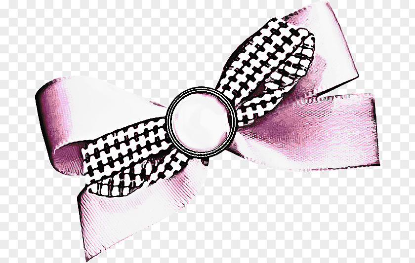 Magenta Tie Ribbon Bow PNG