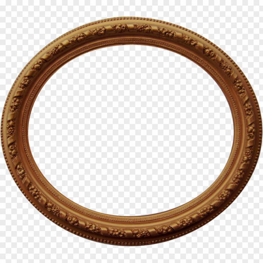 Oval Picture Frames Mirror PNG