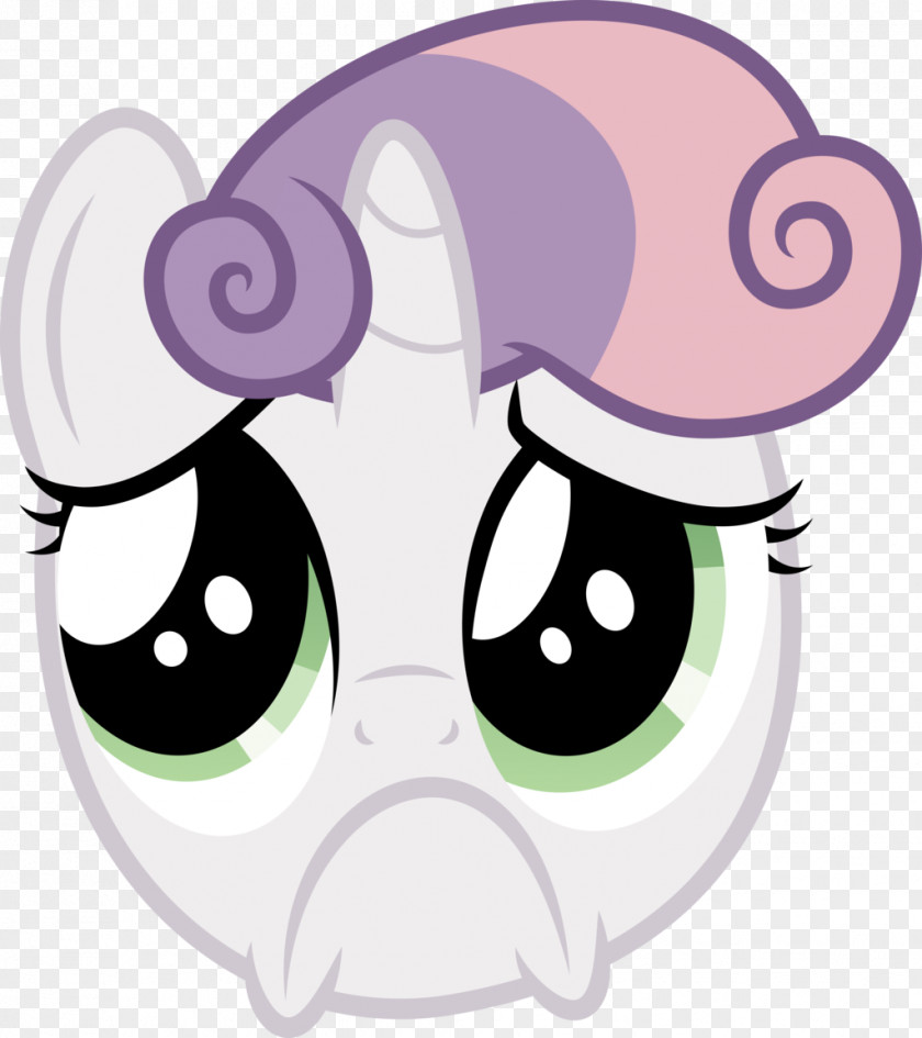 Sad Puppy Face Cartoon Sweetie Belle Sadness Crying Clip Art PNG