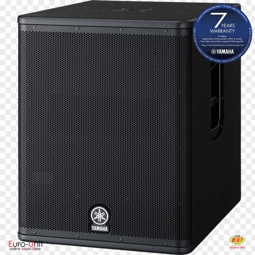 Yamaha Pro Audio Subwoofer Loudspeaker DXS Series Powered Speakers Public Address Systems PNG