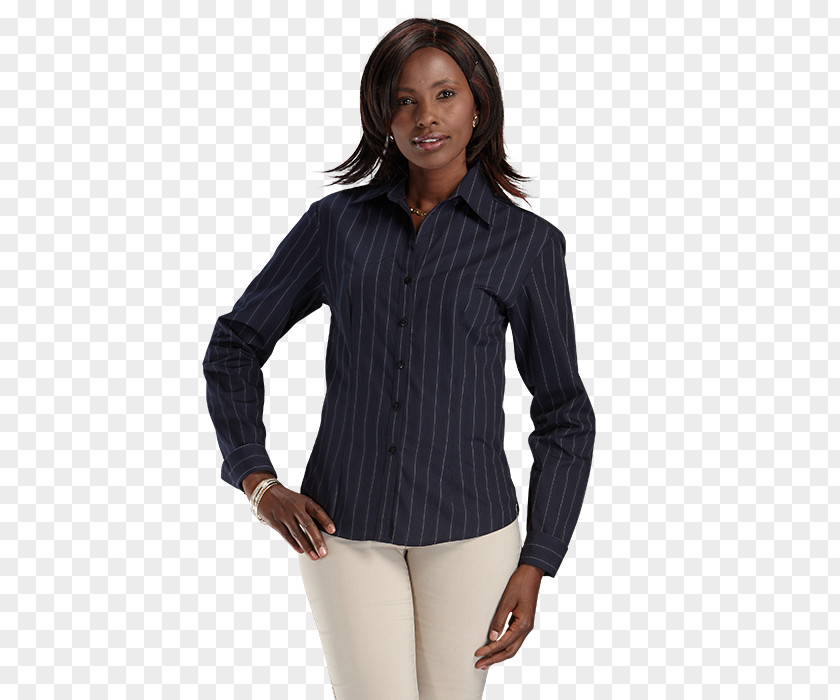 Dress Shirt Blouse Sleeve Button Neck PNG