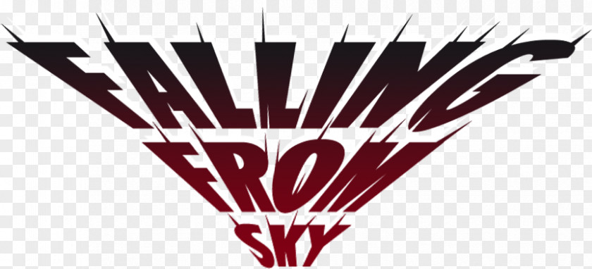 Fall From The Sky Logo Brand Line Font PNG