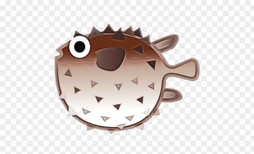 Logo Hedgehog Fish Icon PNG