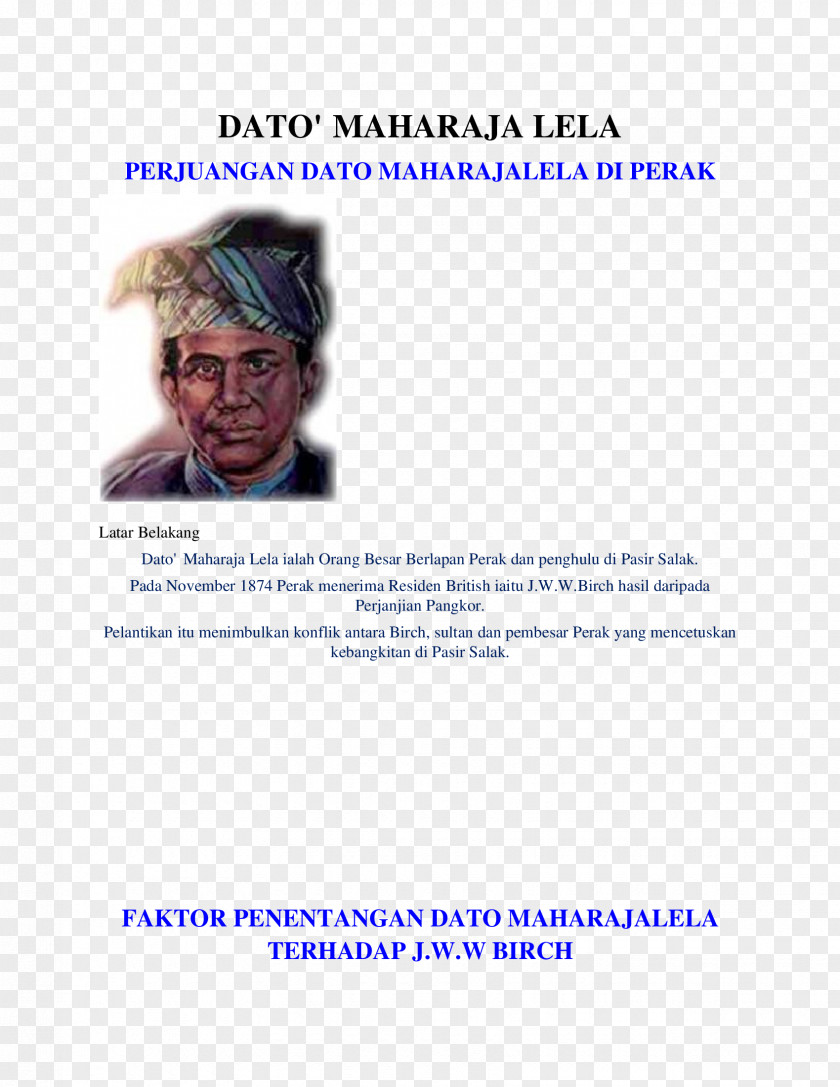 Maharaja Lela Pandak Lam Jalan Dato Maharajalela Human Behavior Document Organism PNG