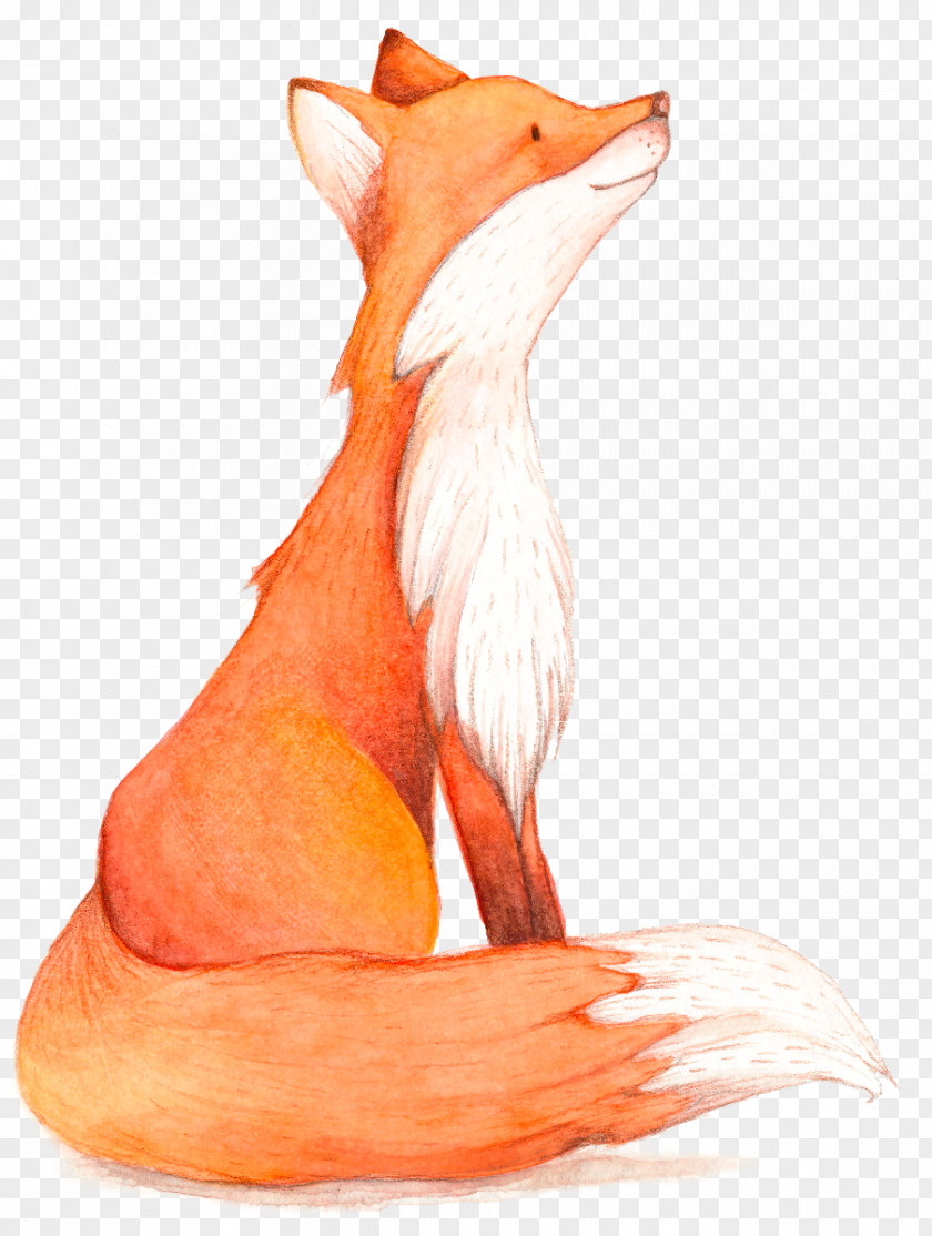 Watercolor Painting Fox Printmaking PNG painting , fox clipart PNG