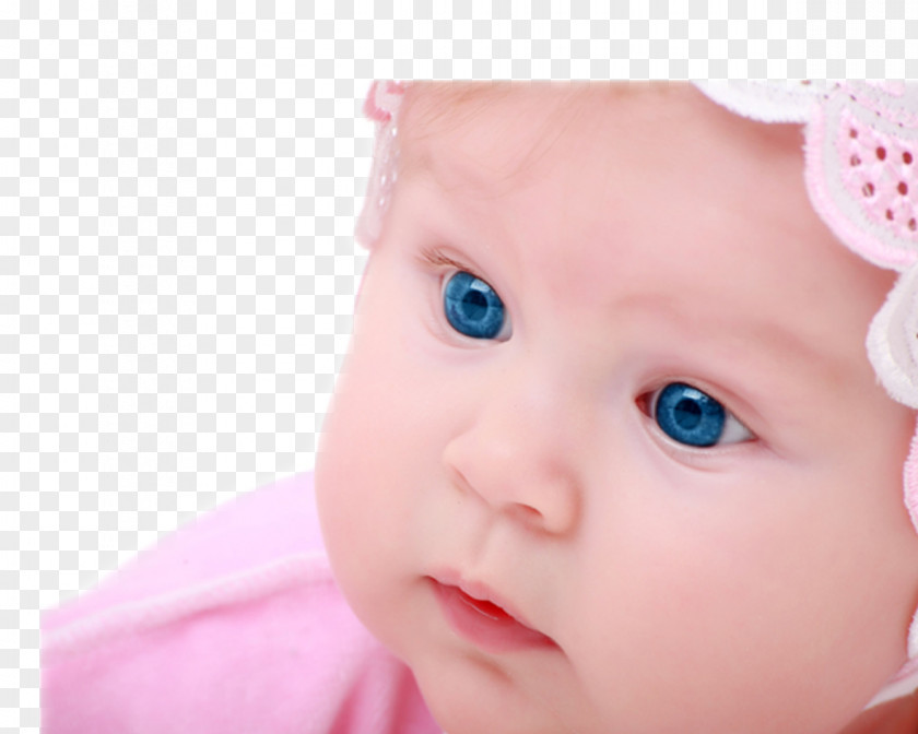 Blue Eyes Baby Infant Cuteness Child Wallpaper PNG