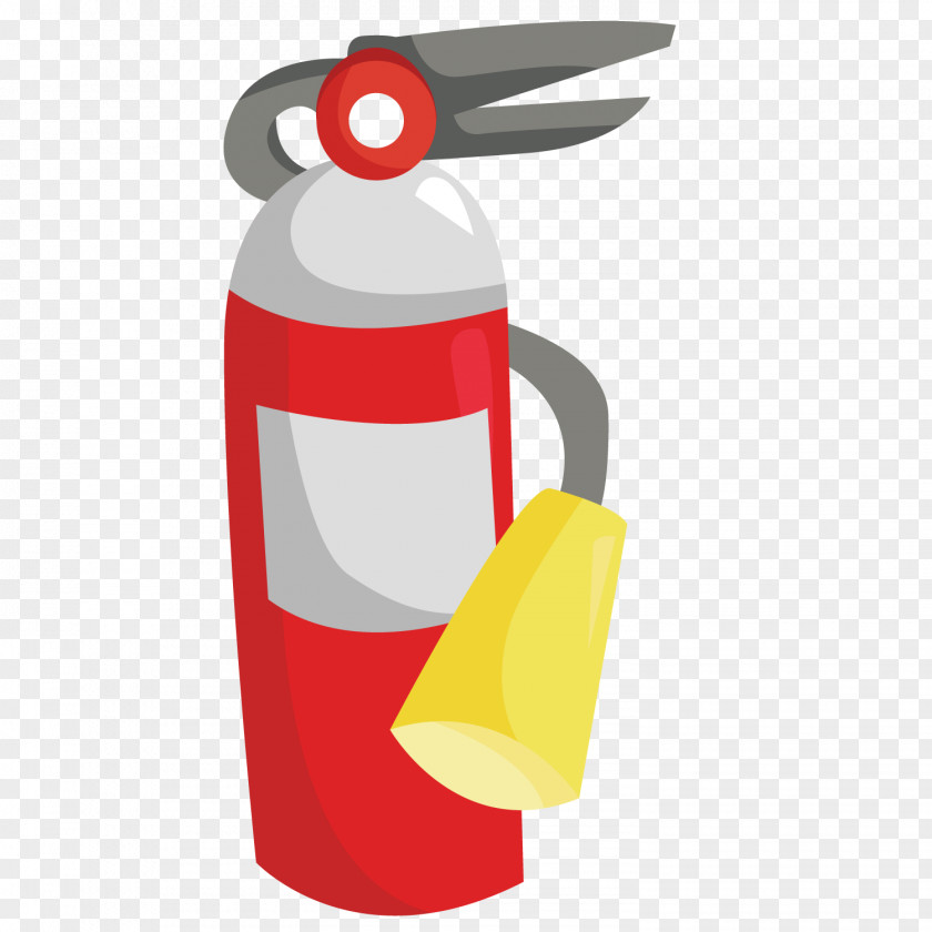 Exquisite Fire Extinguisher Firefighter Sticker Conflagration PNG