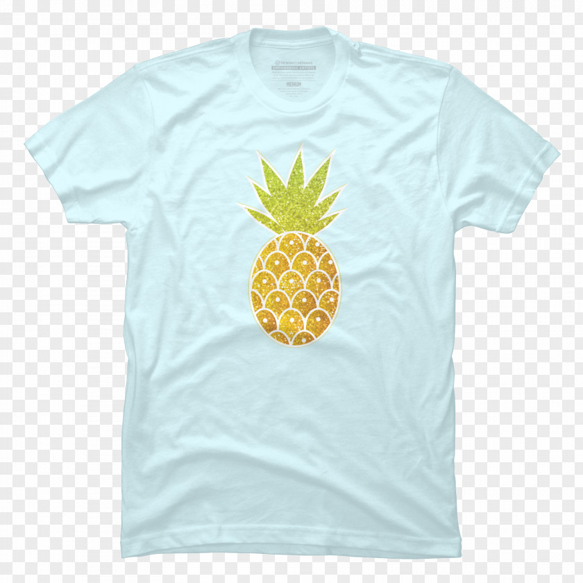 Hand Painted Pineapple Printed T-shirt Sleeve Printing PNG