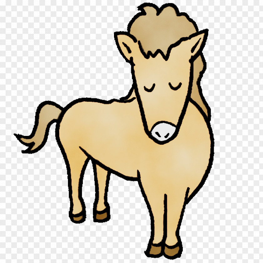 Mustang Halter Cat Line Art Snout PNG