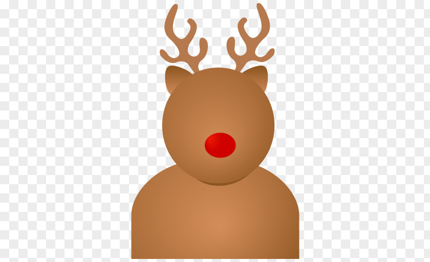 Rudolf Vertebrate Reindeer Snout Nose PNG