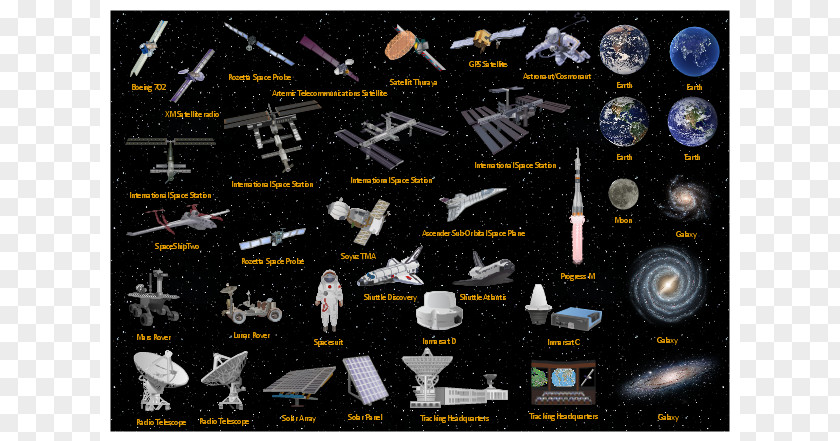 Satellite Truck Cliparts International Space Station Suit Spacecraft Sub-orbital Spaceflight Clip Art PNG