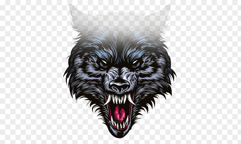 Werewolf Avatar Gray Wolf Drawing Illustration PNG