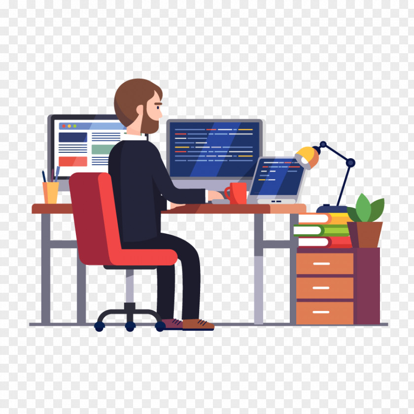 Furniture Desk Computer Job Table PNG