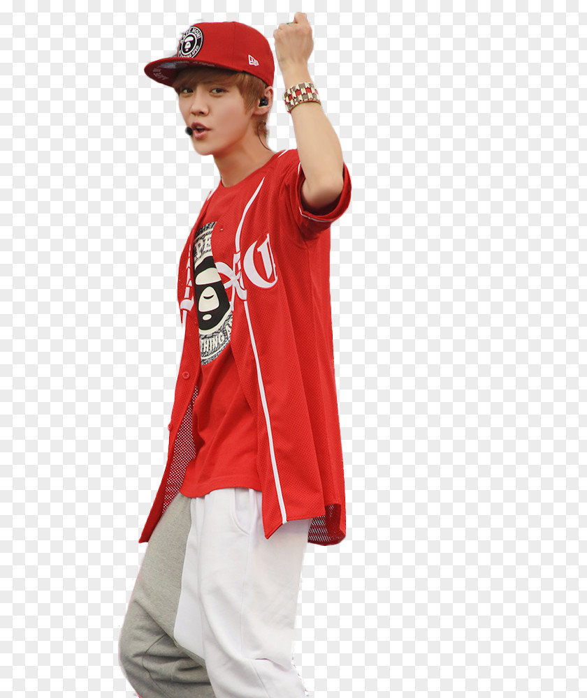 Lu Han Baseball Uniform Catch Me When I Fall K-pop T-shirt PNG