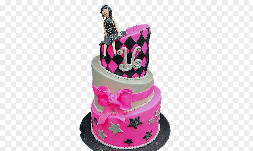 Pink Cake Birthday Wedding Chocolate Cupcake PNG