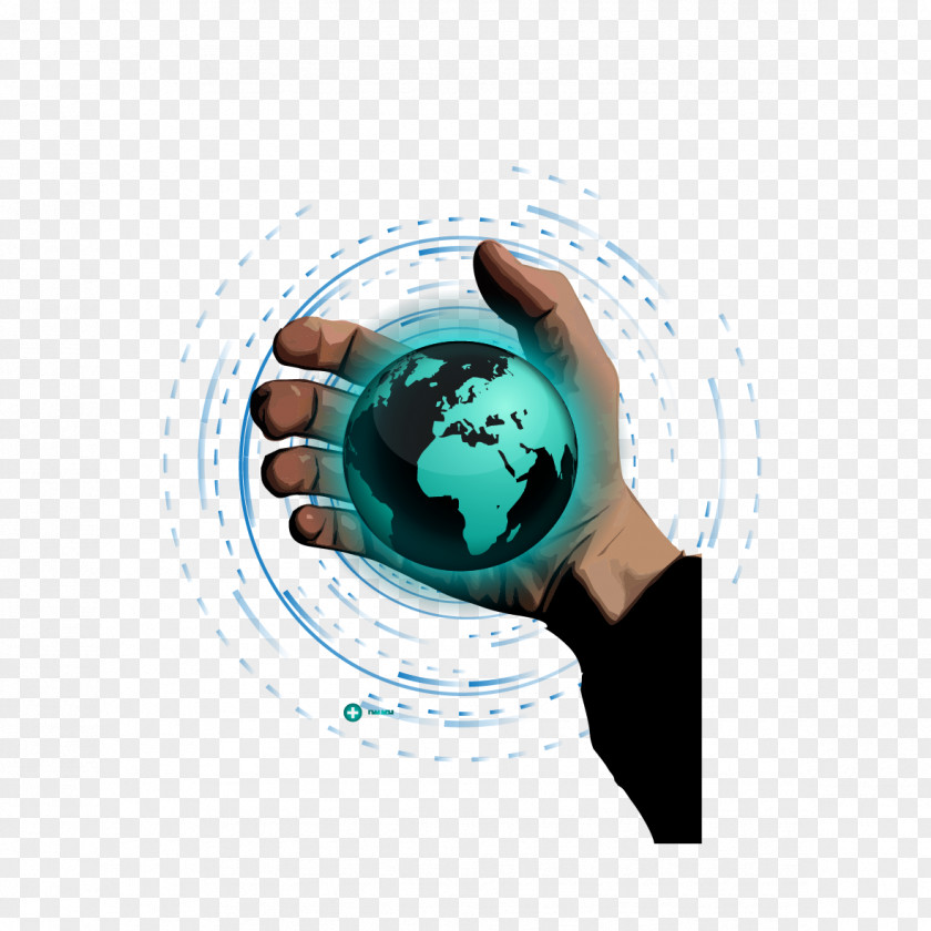 Vector Texture Of Science And Technology Earth PNG