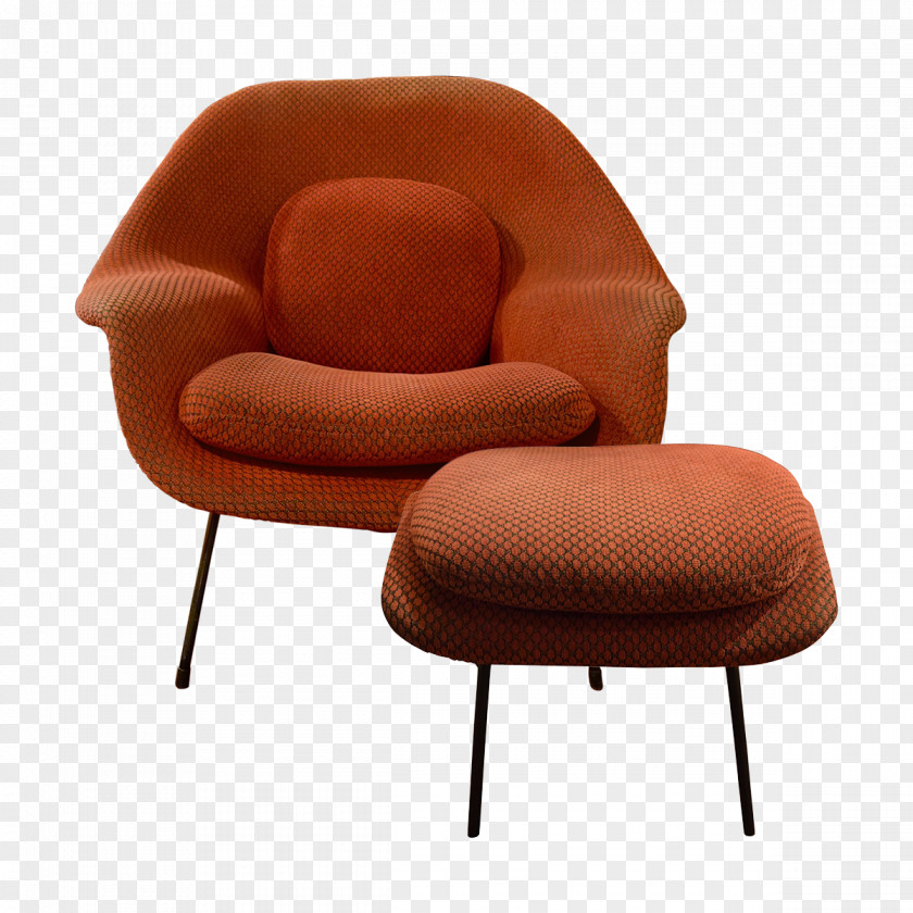 Chair Eames Lounge Womb Furniture Foot Rests PNG