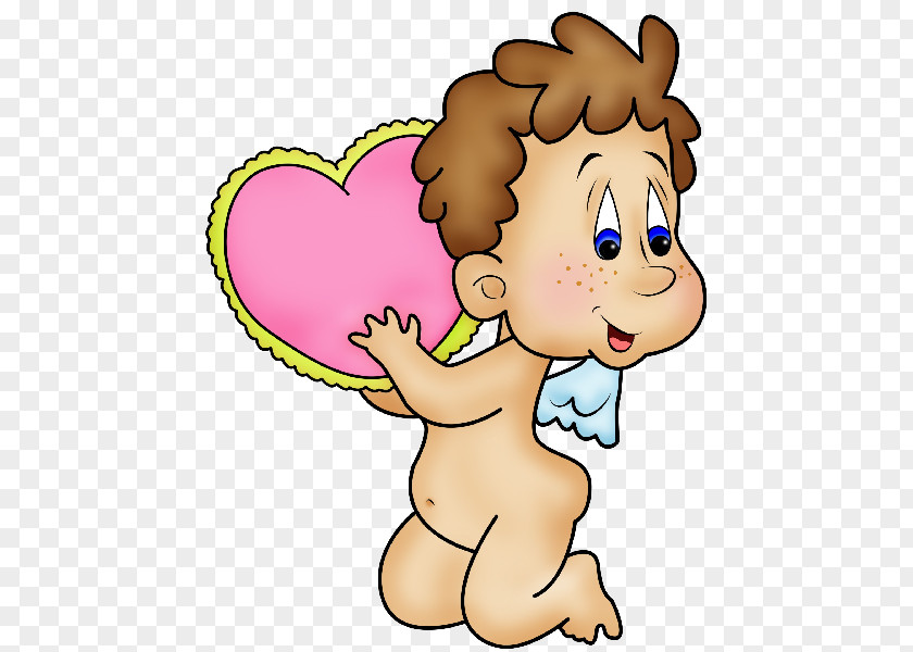 Cupid Valentine's Day Infant Clip Art PNG