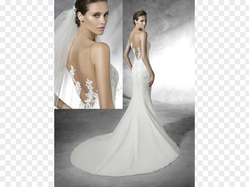 Dress Wedding Bride Pronovias PNG