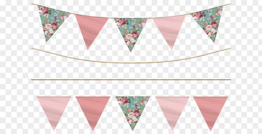 Party Bunting Banner Paper Pennon PNG
