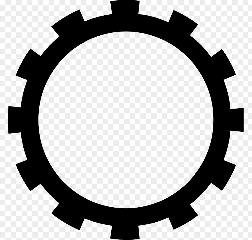Symbol Oval Gear Background PNG