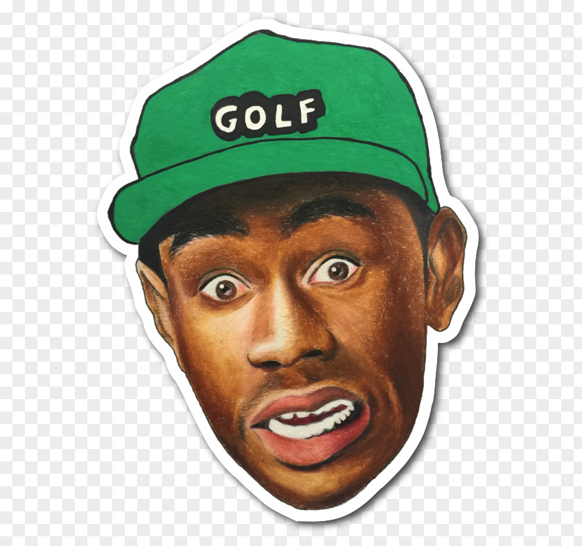 Tyler, The Creator Sticker What Fuck Right Now Die Cutting Odd Future PNG