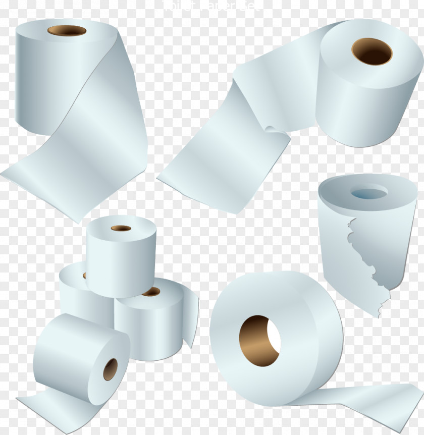 Vector Toilet Paper Clip Art PNG
