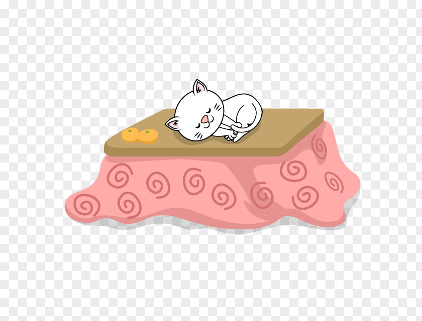 Cat Illustration Image Cartoon Table PNG