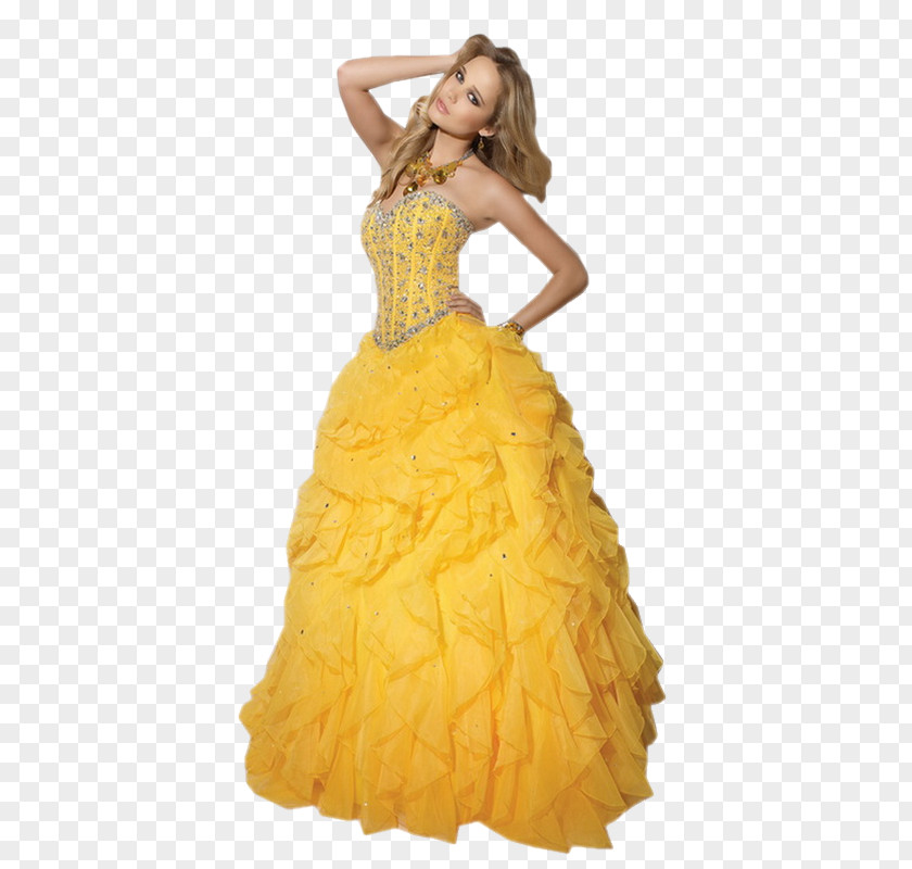 Dress Ball Gown Belle Woman PNG