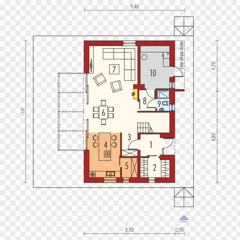 House Floor Plan Room Andadeiro Kitchen PNG