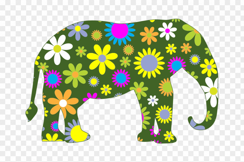 Smear Pattern Clip Art Vector Graphics African Elephant Image PNG