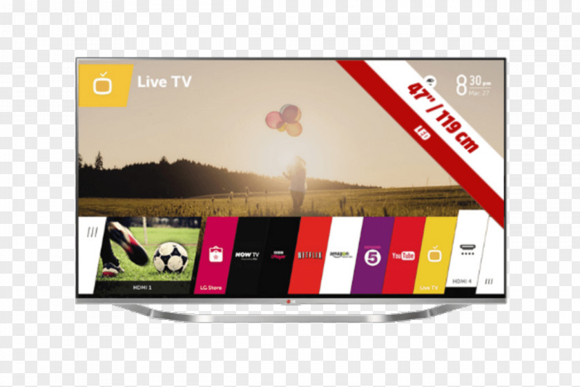 Tv Smart LED-backlit LCD 4K Resolution High-definition Television TV LG PNG