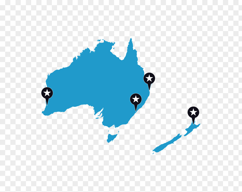 Content Delivery Network Australia World Map PNG