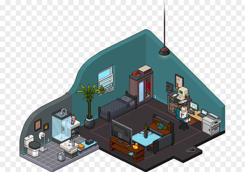 Hotel Habbo Sulake Game Room PNG