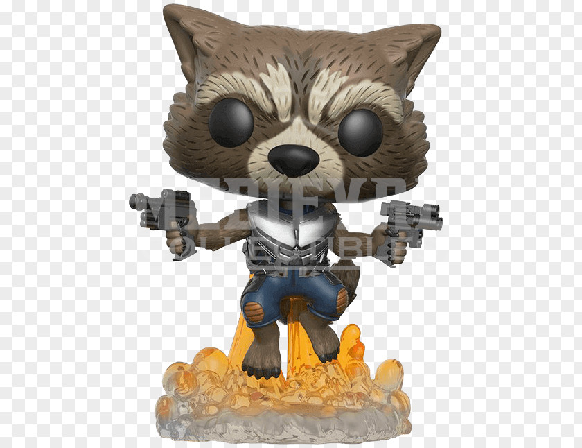 Rocket Raccoon Star-Lord Groot Gamora Funko PNG