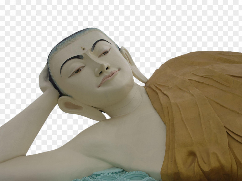 Sculpture Reclining Buddha Stone Statue PNG