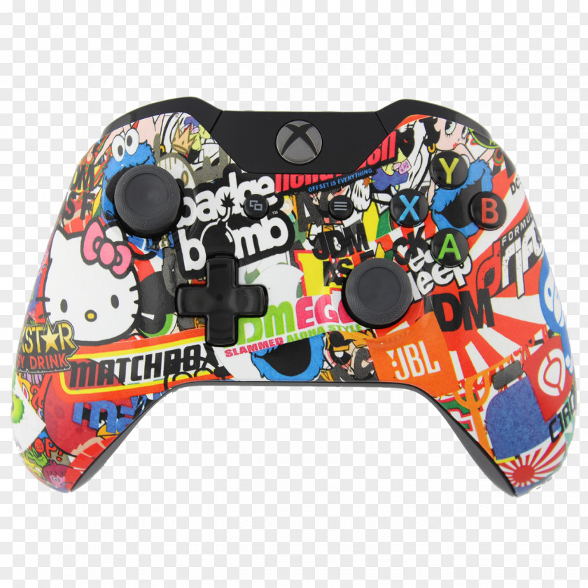 Sticker Bomb Game Controllers Video Consoles Joystick Xbox One PlayStation 4 PNG