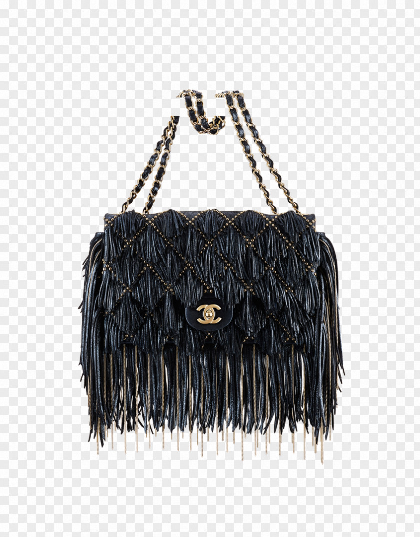 Chanel Fringe Handbag Leather PNG