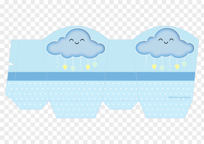 Cloud Baby Shower Rain Blessing Party PNG