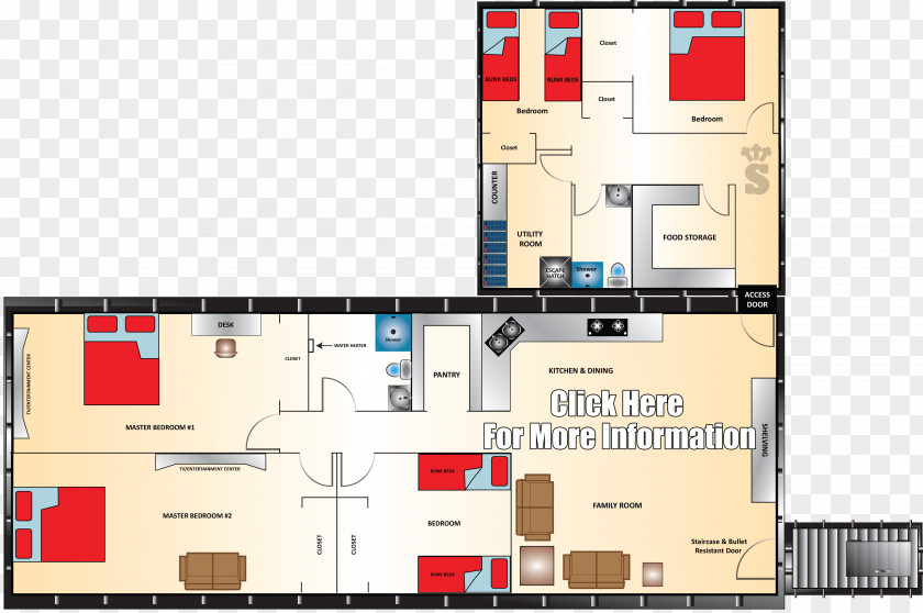 House Floor Plan Bunker Fallout Shelter PNG