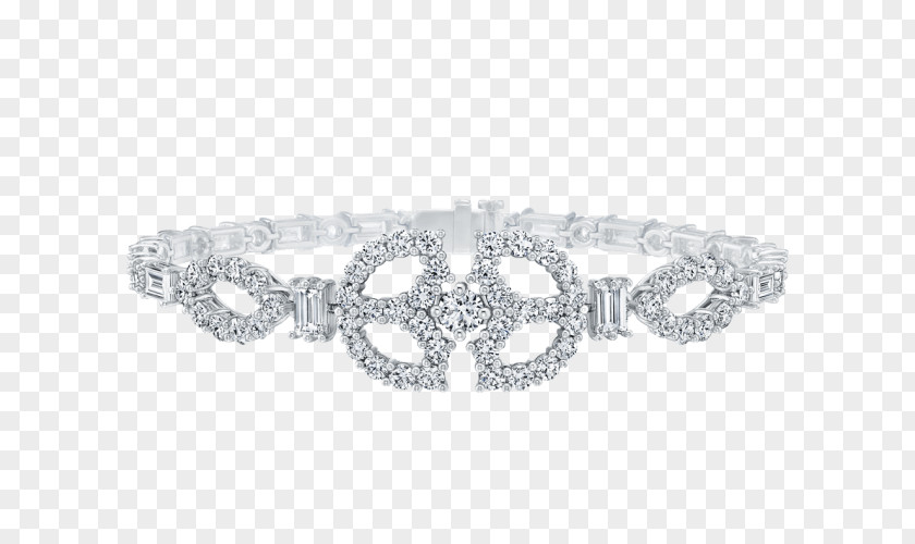 Jewellery Bracelet Diamond Bangle Art Deco PNG